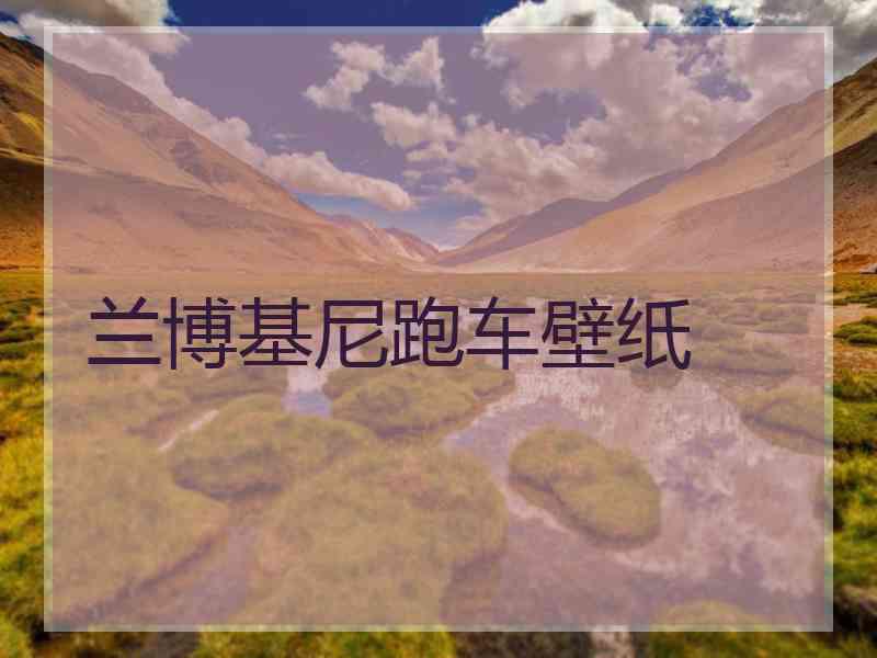 兰博基尼跑车壁纸