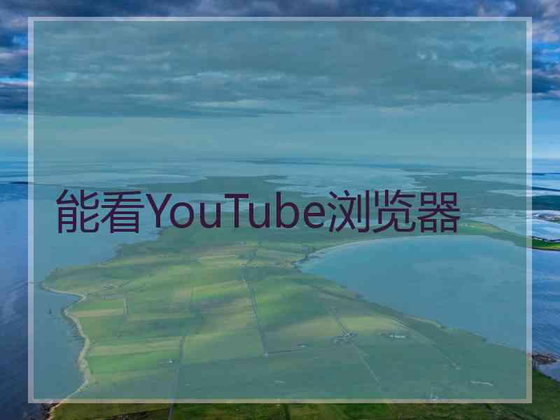 能看YouTube浏览器