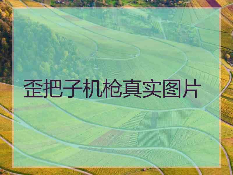 歪把子机枪真实图片